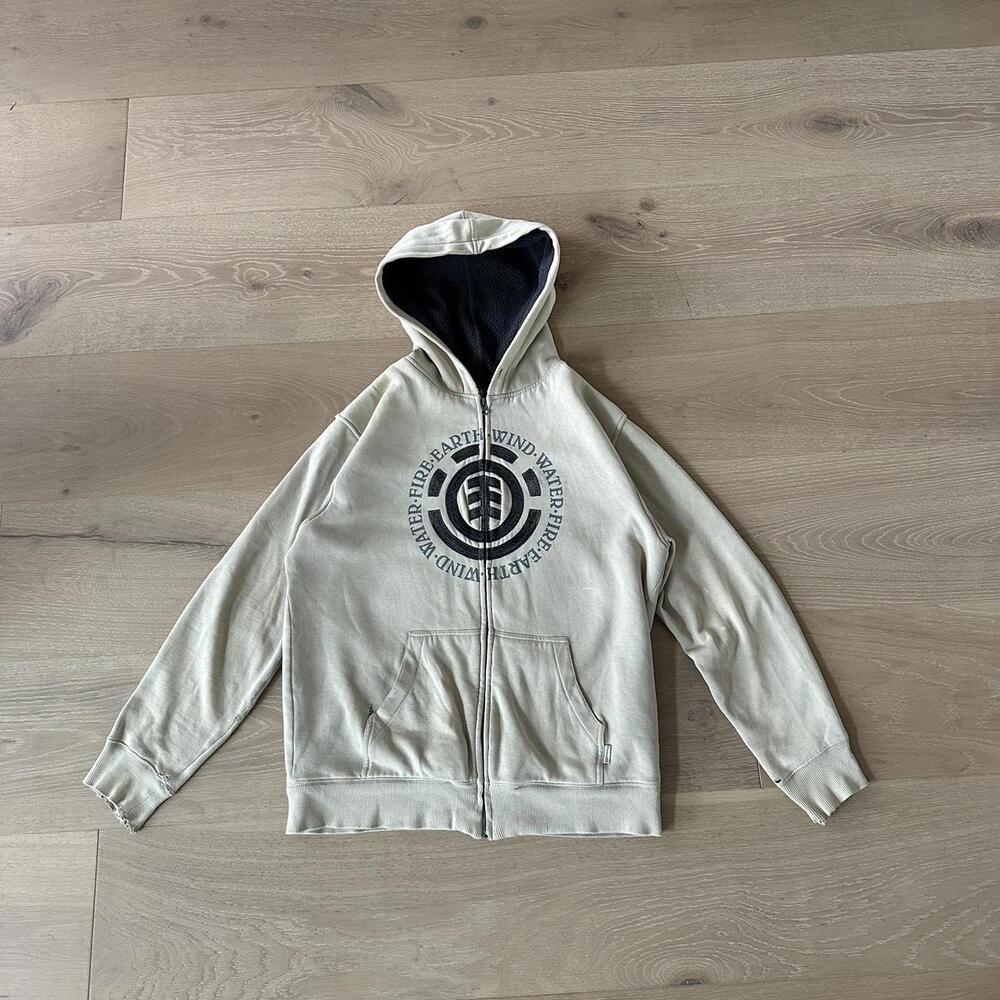 Vintage Y2k Distressed Element Hoodie